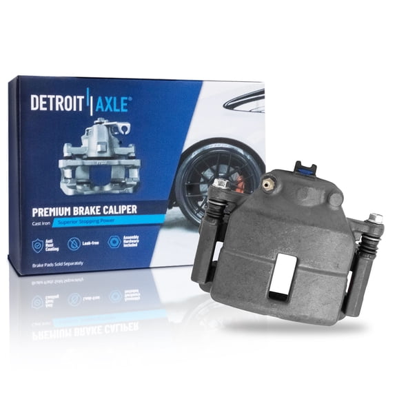 Detroit Axle - Front Passenger Side Disc Brake Caliper w/Bracket Replacement for 2001-2010 Chrysler PT Cruiser Naturally Aspirated