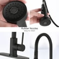 thumbnail image 5 of Kitchen Bar Faucets Deck Mounted Matte Black 1 or 3 Holes Manual Control, 5 of 6