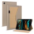 thumbnail image 1 of SaniMore Wallet Case for Samsung Galaxy Tab A8 (SM-X200/X205) 10.5" 2022, PU Leather Magnetic Closure Cover Support Pencil Holder Card Slot & Kickstand Full Body Protective Shell, Khaki, 1 of 6