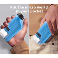 thumbnail image 4 of Handheld Microscope Designed for Children - Perfect Educational Toy for Observing Microorganisms and Nature, with LED Light, Portable, 1 Unit, 4 of 6