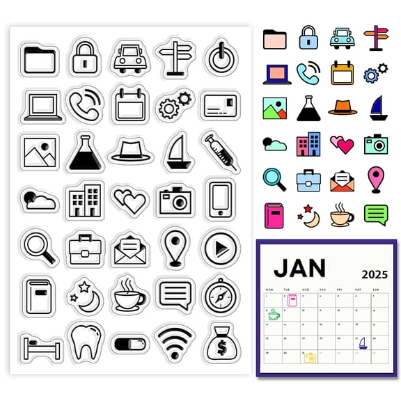 1Sheet Custom PVC Plastic Clear Stamps for DIY Scrapbooking Photo Album Decorative Cards Making 160x110x3mm Mixed Shapes