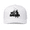 White/White, variant on Trenz Shirt Company 2025 Golf of America Embroidered Snapback Trucker Hat - Golfer Swing Mesh Back Design, White/White
