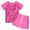 A001, variant on YTDSCS Little Girls Two Piece Outfit Toddler Swimsuits Summer Fish Scale Bathing Suit Kids Beach Short Sleeve Swimwear Swimming Pants for Girls 5-12 Years