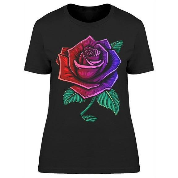 Floral Set Bouquet Rose T-Shirt Women -Image by Shutterstock, Female Small