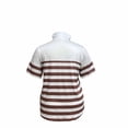 thumbnail image 4 of hotojiny Womens Golf Shirts Short Sleeve Quarter Zip Summer Tops Fashion Striped Casual Collared Tennis Activewear, 4 of 5
