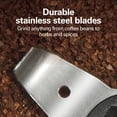 thumbnail image 5 of Hamilton Beach Electric Coffee Grinder, 12 Cups, Silver, 5 of 8