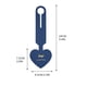 thumbnail image 3 of Leather Boarding Card Cover Luggage Backpack Check Tag, 3 of 3