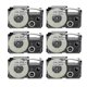 thumbnail image 1 of 6 Pcs 9mm Label Ribbon For -120 -e300 -60 -100 Kl750b Kl820 Kl750 Kl7200 Label Printer Tape Thermal, 1 of 5