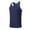 Navy, variant on Fgnfyis Men's Athletic Tank Tops for Summer Sports Fitness Quick Drying Breathable Sleeveless T-Shirt Vest for Basketball Running Outdoor Training Mens Tops Black L