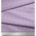 thumbnail image 3 of Soimoi Purple Poly Georgette Fabric Dogs & Paw Dog Print Sewing Fabric Yard 42 Inch Wide, 3 of 3