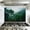 Color 4, variant on Kitchen Backsplash Peel and Stick Wall Murals Misty Landscape Forest Trees Dense Pine Forest Misty Removable Mural 35.4"W x 23.6"H, Oil Proof Vinyl Wallpaper for Fireplace & Behind Stove