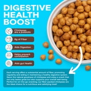 BIENA Chickpea Snacks, Roasted Chickpeas, Sea Salt, Crunchy Healthy Snacks, High Protein & High Fiber Vegan Snack, Gluten Free Plant Based Snack for Adults & Kids, 4-Pack, 5 Oz Bags