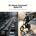 thumbnail image 3 of 14IN Clearance Sale Portable Folding Ebike, 500W Peak Motor up to 20mph, 30Mile Removable Battery, UL 2849, 3 of 7