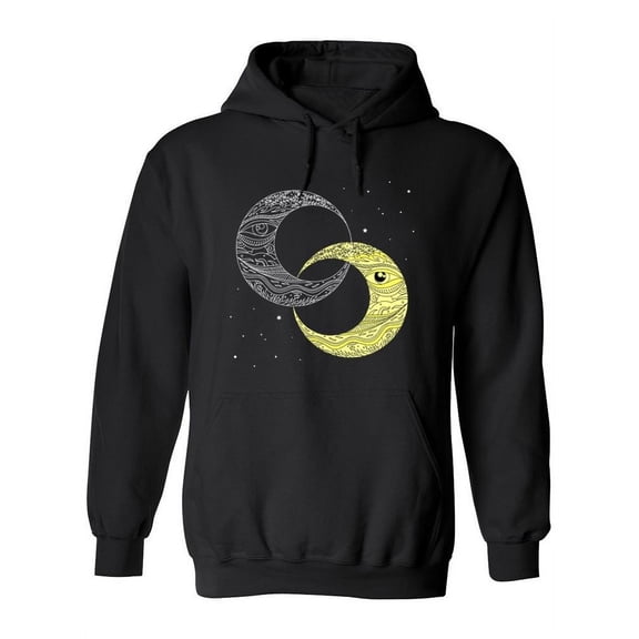 Couple Moon  Hoodie Women -Image by Shutterstock, Female Small