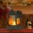 thumbnail image 4 of Christmas Snow Globe, Lighted Snow House Lantern Glittering Holiday Decoration and Gift for Family Children or Friends (C), 4 of 6