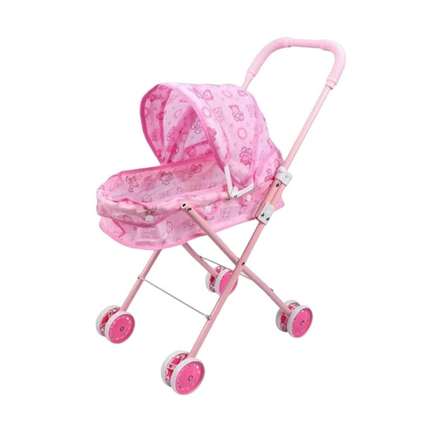 Mini cochecito de muñeca Strade Fareast Limited Carruaje de simulación Plegable 34 cm x 25 cm x 55 cm
