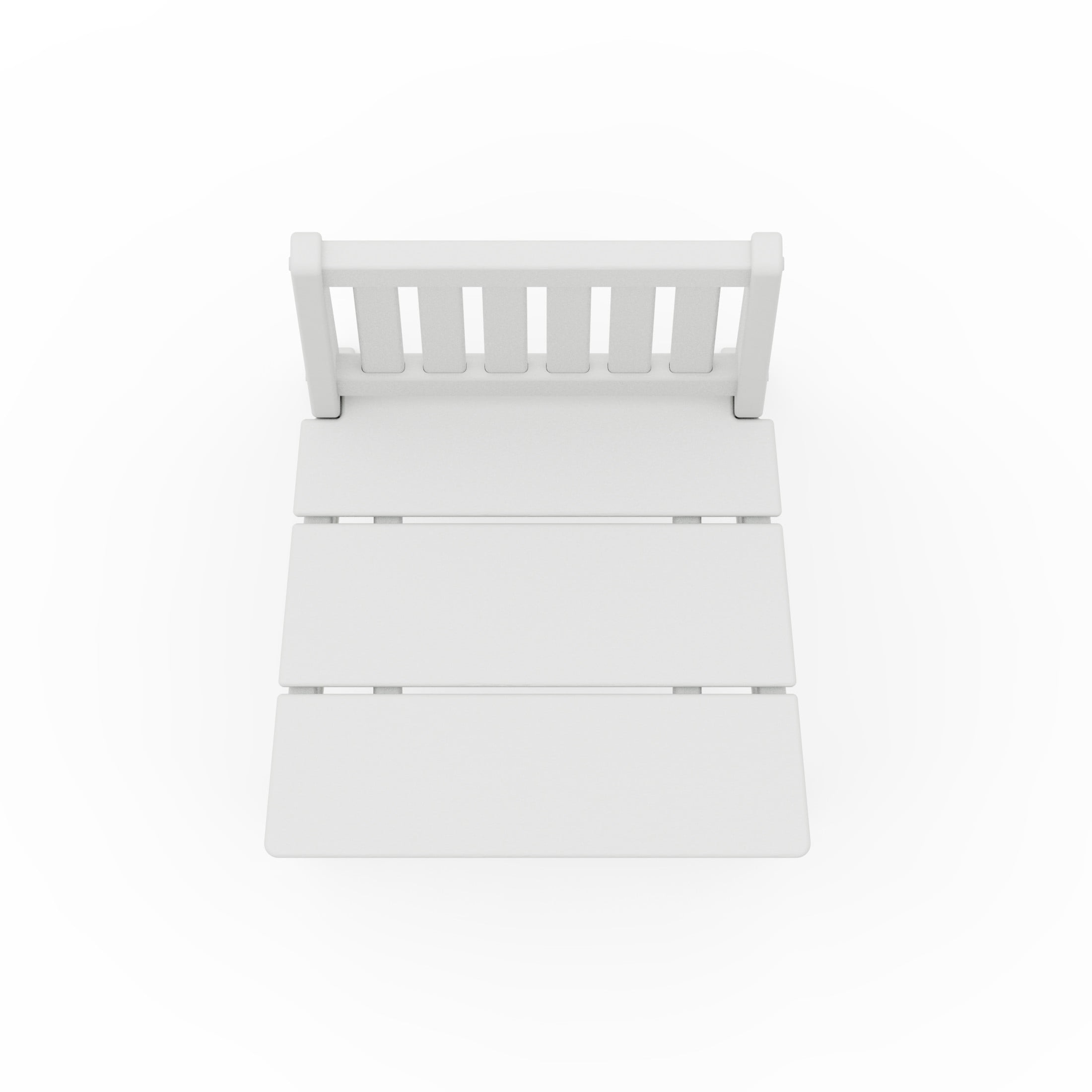 Better Homes & Gardens by POLYWOOD Southlake Outdoor Dining Side Chair (2 Chairs), All-Weather HDPE, Patio Seat, White