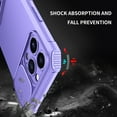 thumbnail image 5 of Cowithday for iPhone 14 Pro Case with Slide Camera Cover, Kickstand Rugged Military Grade Shockproof TPU Rubber Silicone Anti-Scratch Hard PC Back Phone Cover for Apple iPhone 14 Pro 6.1 inch, Purple, 5 of 9