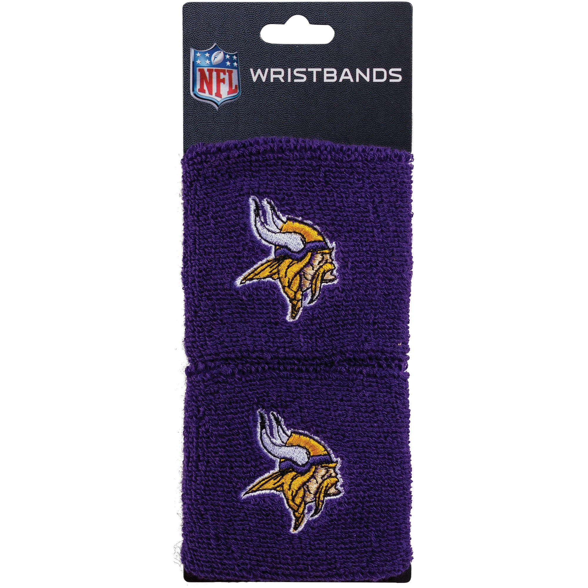 Franklin Sports NFL Minnesota Vikings Embroidered Wristbands Walmart