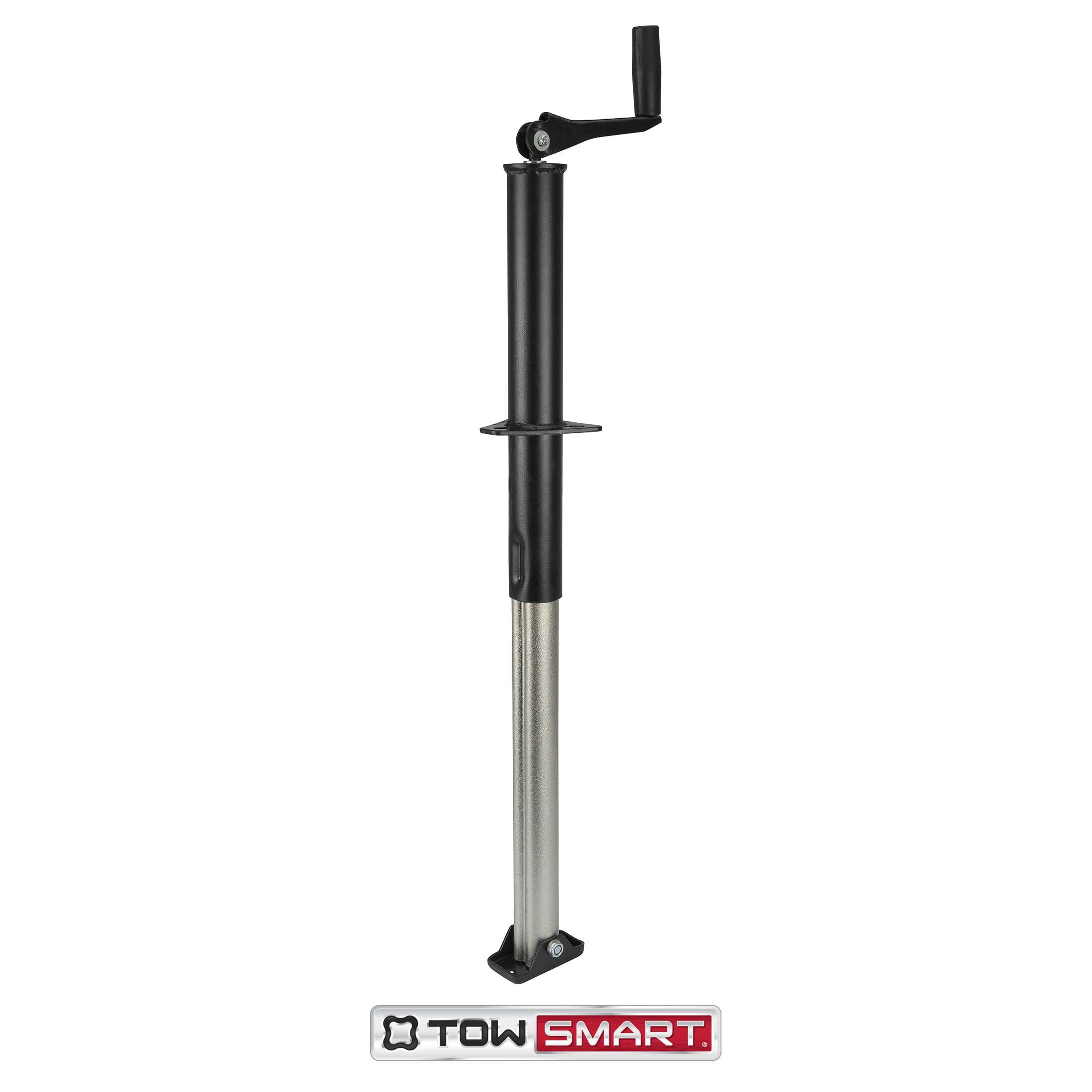 TowSmart Top Wind A-Frame Jack, 15in Lift, 2000lb, 793, Black, 1 Each