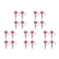 thumbnail image 1 of 4 piezas de tapa de paja de silicona con forma de flor para todas las pajitas de 10 mm (Begonia), 1 of 4