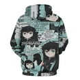 thumbnail image 3 of Demon Slayer Muichiro Tokito Mens Womens Novelty Hoodie 3D Print Pullover Hooded Long Sleeve Sweatshirts Tops Blouse with Pocket, 3 of 8