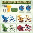 thumbnail image 4 of Dinosaurio BAODLON de juguete para niños de 3 a 7 años con taladro eléctrico, 4 of 9