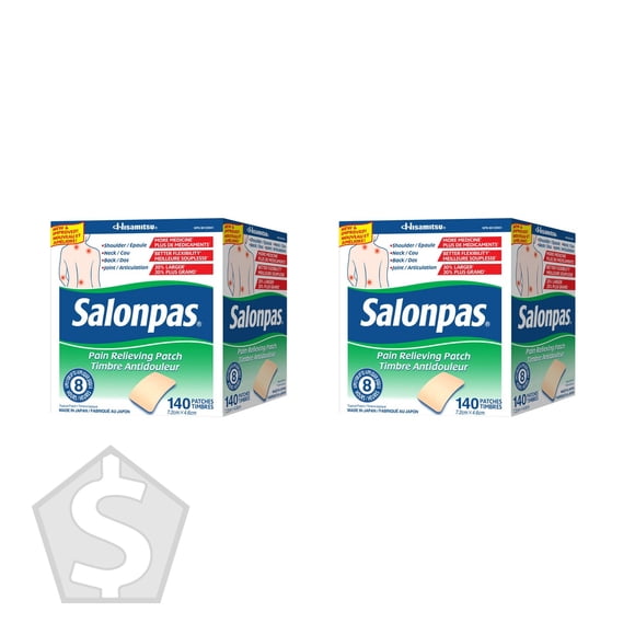 Salonpas Pain Relieving Patches - Pack of 2