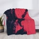 thumbnail image 3 of Fotbe Rock Skull Guitarist Manta de Franela con Estampado, Manta Ultrasuave para Cama, Sofá, Auto, Hipoalergénica y Antibolitas-50"x40", 3 of 6