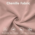 thumbnail image 6 of 4 Seater Modular Sectional Cloud Couch, Chenille Deep Seat Sofa Couch with Pillows and 1 Ottoman, Upholstered Wide Arm Sofa, Comfy Cloud Couch for Living Room, Pink, 6 of 9