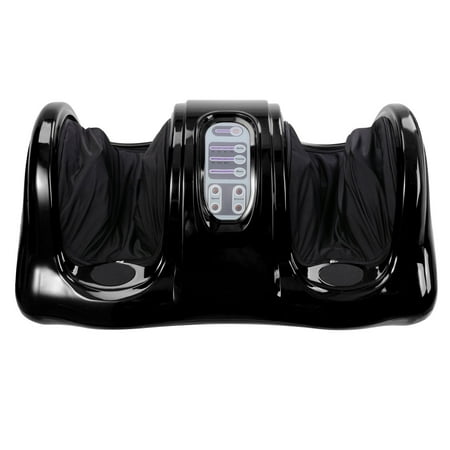 Shiatsu Foot Massager Machine Kneading Rolling Leg Calf Ankle Massage Pain Therapy w/ Remote Control Black