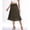 Black, variant on Asklazy Women's High Waist Pleated A-Line Midi Skirt,Flowy Elastic Waist Skirts for Work Casual Wear,Lucky,Light Blue,L