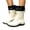 White, variant on Women's Mid-Calf PVC Rain Boots, Waterproof Non-Slip Thick Sole Garden Work Wellies