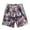 Red, variant on IROINNID Men's Summer Casual Drawstring Pull On Printed Comfy Shorts