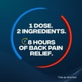 Advil Dual Action Back Pain Caplets Delivers 250Mg Ibuprofen and 500Mg