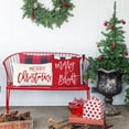 thumbnail image 4 of Merry Christmas Pillow Covers 12x20 Inch Farmhouse Christmas Decorations Lumbar Christmas Pillows Christmas Decorative Throw Pillows Cases Winter Holiday Decor for Sofa Couch Living Room, 4 of 6