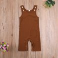 thumbnail image 5 of goowrom Baby Sleeveless Solid Color Romper Jumpsuit, 5 of 5