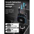 thumbnail image 2 of SHIQI-4-en-1 Chargeur de Voiture Rétractable - Chargeur de Voiture 96W Chargeur Rapide USB-C avec Câbles Rétractables Doubles (USB-C & iOS) et Ports USB, Compatible avec iPhone 16/15/14, Samsung S24/S23/S22, Pixel, 2 of 4