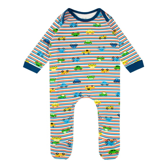 Harry Bear Baby Cars Long Sleeve Sleepsuit Sizes 3-18 Months