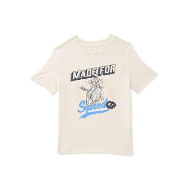 Wonder Nation Little Boys Graphic Tee with Short Sleeves, Sizes 4-10