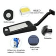 thumbnail image 4 of Matsuzay Lámpara de pared de luz solar Accesorios para el hogar a prueba de agua 66 LED Ahorro de energía Color brillante de larga duración Iluminación y accesorios Negro, 4 of 6