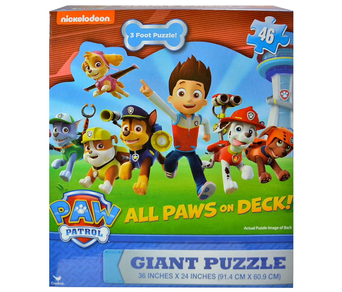 paw patrol 4 pack puzzle set