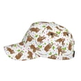 thumbnail image 3 of Xecao Cute Sloth for Baseball Cap: Unisex, crafted from classic polyester twill fabric, featuring a soft unconstructed design, 3 of 5