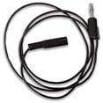 thumbnail image 1 of Pack of 1, Mueller Bu-2031-A-36-0 Insulated Mini-Alligator Clip To Stackable Banana Plug 36" Black 10 A, 1 of 1