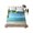 Light Blue Dark Green Lake Blue, variant on Twin Flat Sheet Only Fox Thanksgiving Maple Leaf Soft Microfiber Cooling Bedding Sheets Farm Orange Leaf Berry Flat Bed Sheet