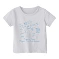 thumbnail image 3 of Hiiyo Little Girls Graduation Graphic T-Shirt Short Sleeved T Shirt, Sizes 3-13, 3 of 3