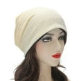 thumbnail image 2 of DLAPL Slouchy Beanie Hat for Men and Women Lightweight Soft Skull Cap Chemo Headwear (Motif Beige), 2 of 5