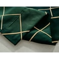 thumbnail image 4 of Cenefa de ventana verde oliva, patrón geométrico, forma cuadrada, rombo abstracto diagonal, cenefa de cortina para decoración de dormitorio de cocina con bolsillo para barra, 54 x 18 pulgadas TUNC Sencillez, 4 of 5