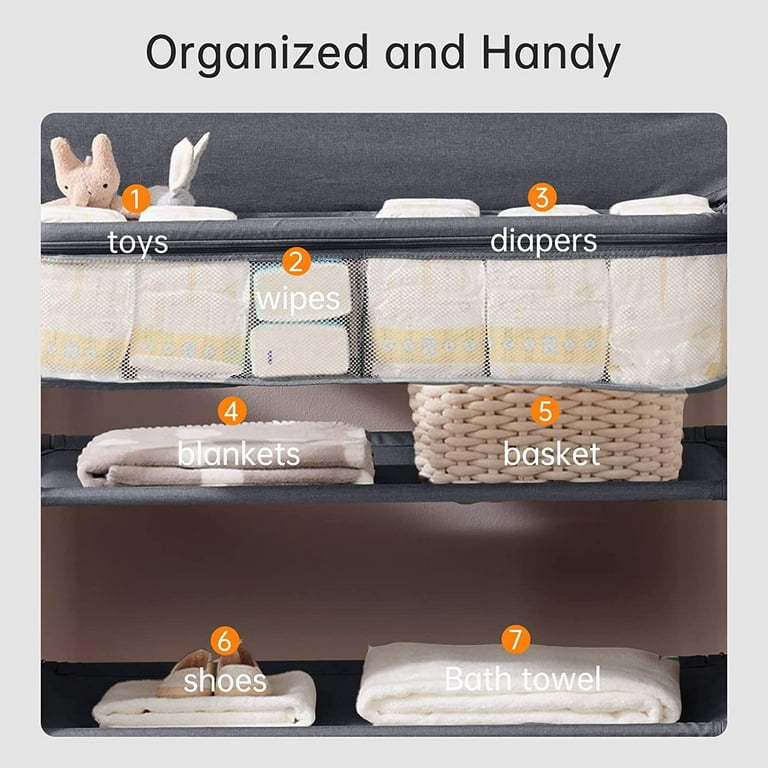 Baby Changing Table Portable Adjustable Changing Station for Tall