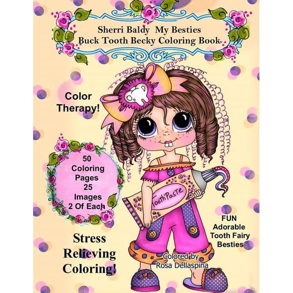 Sherri Baldy My Besties Buck Tooth Becky Coloring Book, (Paperback)